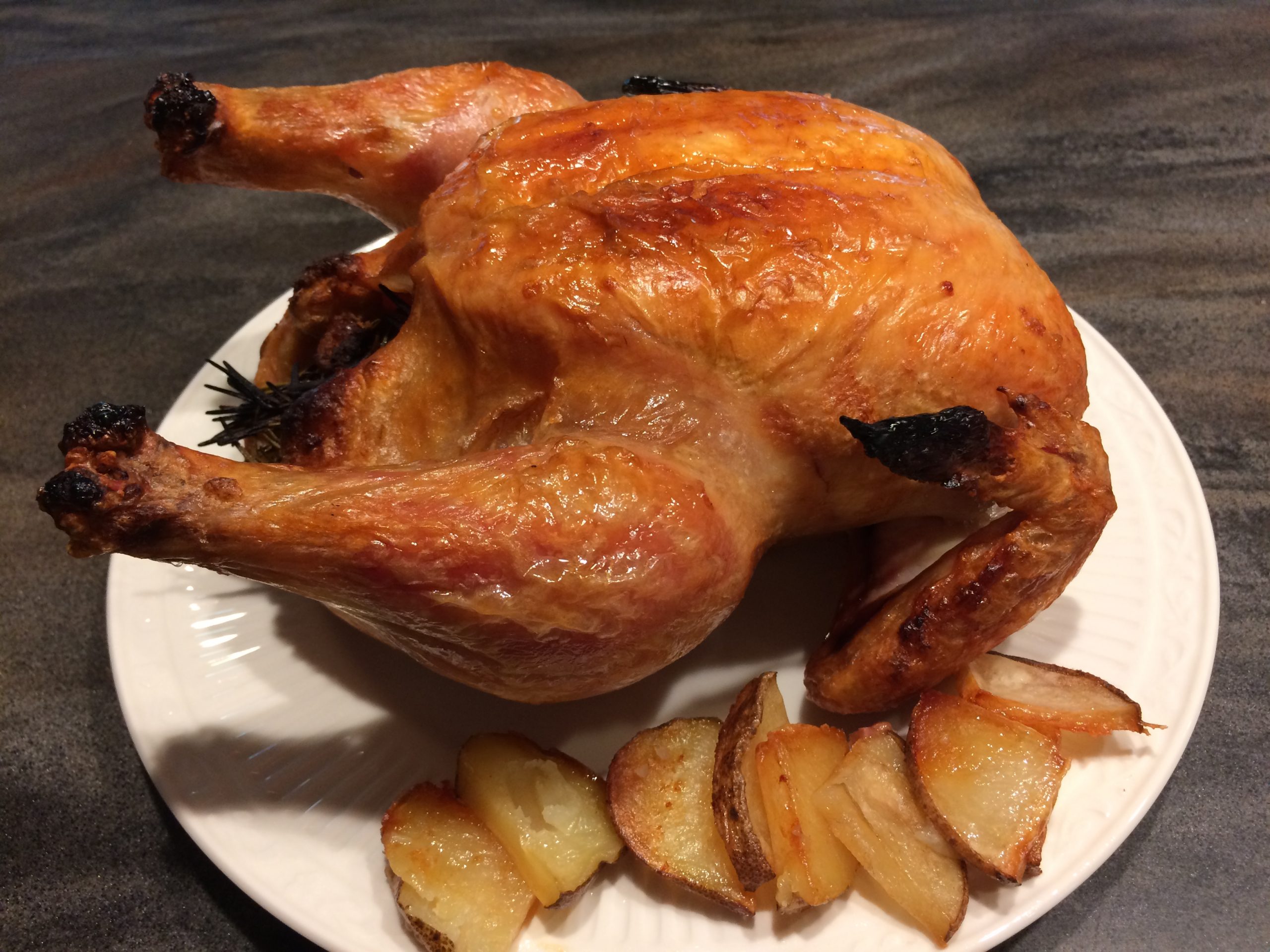 Grill Roasted Whole Chicken