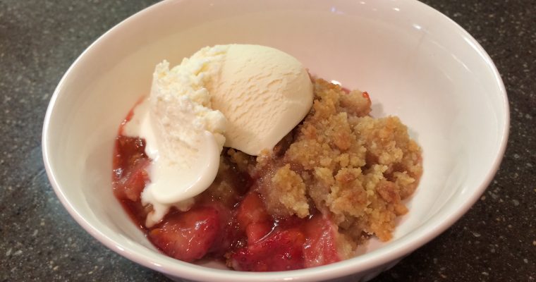 Strawberry Rhubarb Crisp